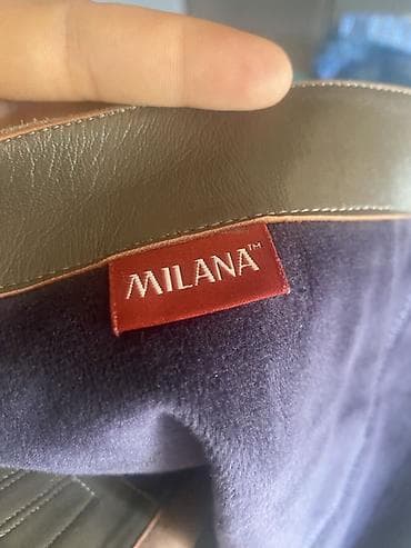 Личные вещи: Замшевые женские сапоги MILANA - Бренд: MILANA (ярлык на внутренней — 2