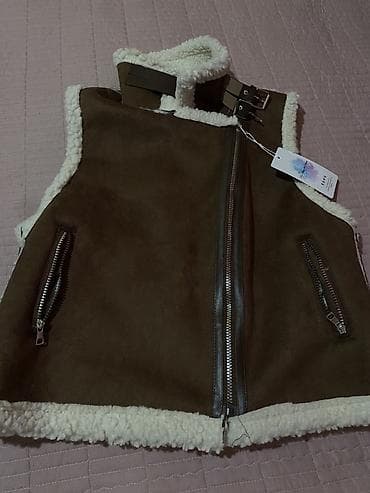 moncler футболка: Утепленный, Дубленый, Осень-весна, Замша, С карманами — 1