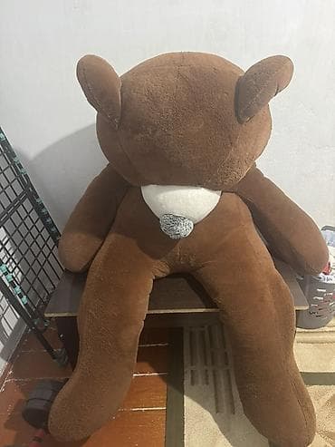 номер тандоо машина: Большой плюшевый медведь Отдам бесплатно, рост 2 метра - Цвет — 1