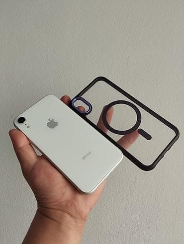 iphone x 64: IPhone Xr, Б/у, 64 ГБ, Белый, Чехол, 100 % — 6