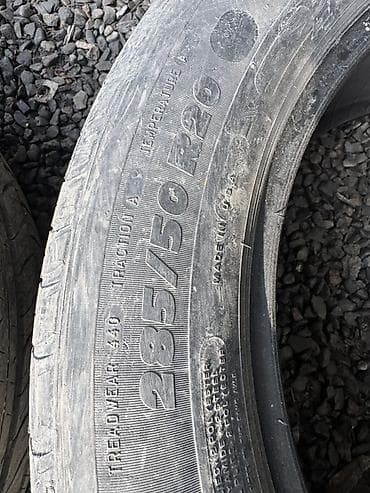 Шины: Шины 285 / 50 / R 20, Лето, Б/у, Пара, Внедорожные (АТ/МТ), США, Michelin — 2