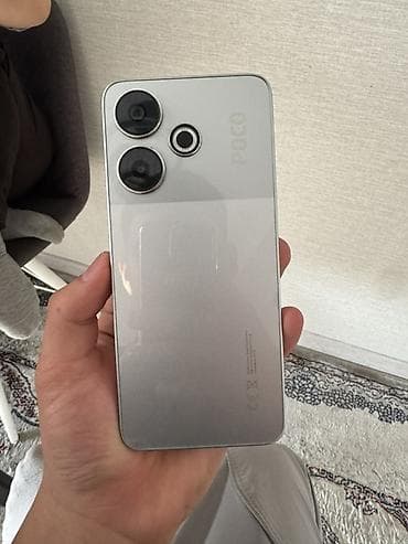 xiaomi poco: Poco M6, Б/у, 128 ГБ, цвет - Серебристый, 2 SIM — 1