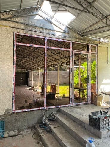 изовер утеплитель: Алюминиевое окно на заказ, Тип окна: Стандартные, Декоративные особенности: Декоративный переплет, Бесплатная установка, Без рассрочки — 9