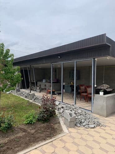 алюкобонд цена ош: Буюртмага алюминий терезе, Терезе түрү: Витраждык, Акысыз орнотуу, Бөлүп төлөө жок — 3