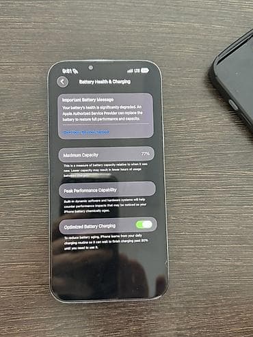 Apple iPhone: IPhone 13 Pro Max, Б/у, 256 ГБ, Sierra Blue, Чехол, 77 % — 8