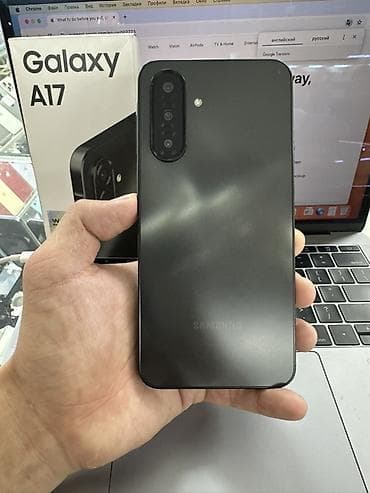 samsung a10s: Samsung Galaxy A17, Б/у, 256 ГБ, цвет - Черный, 2 SIM — 1