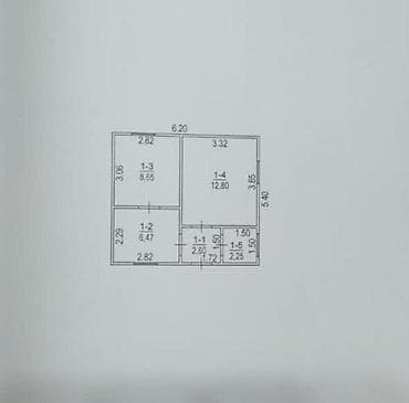 продаю квартиру в аламедин 1: Продаем дом 35м²! 📍в с:Ново Покровка(начало),ориентир Волна, Участок — 2