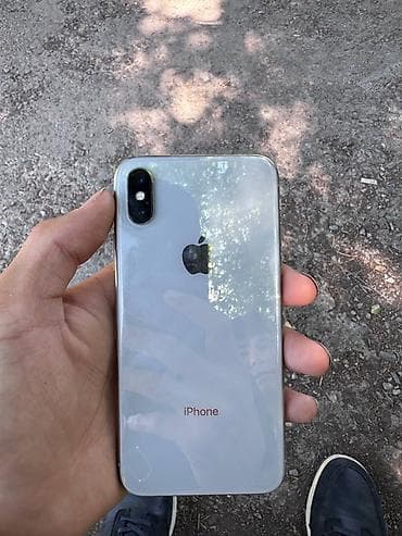 iphone 14 pro 512: IPhone X, Б/у, 256 ГБ, Серебристый, 100 % — 1