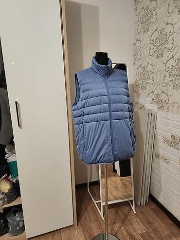 Желеттер, жеңсиз күрмөлөр: Жилет New Balance, мужской, размер XXL. - Цвет: пыльно‑голубой - — 2