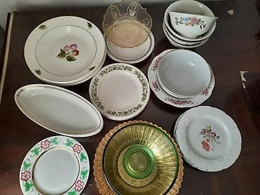 восточная посуда: Набор столовой посуды винтажного стиля (разные серии и формы) — 3