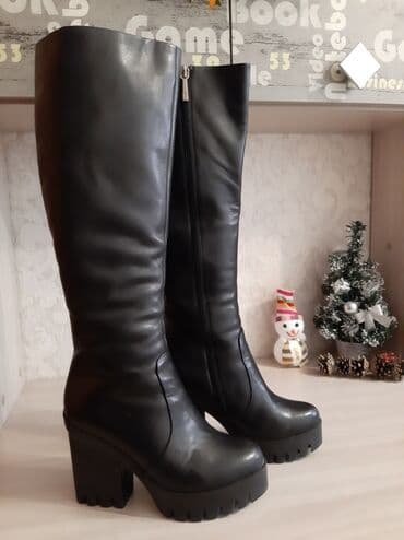 обувь для охоты: Сапоги, 37, Basconi, Б/у, цвет - Черный, Самовывоз — 5