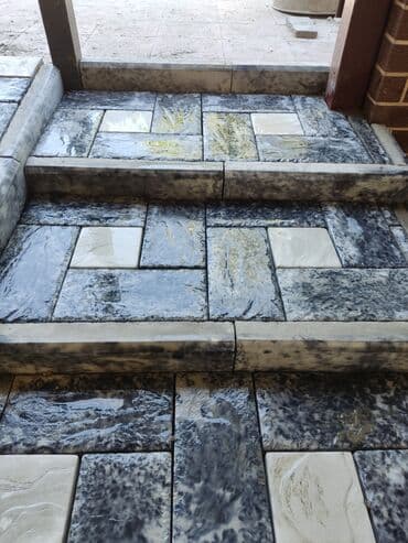 брусчатка бишкек дом брусчатки'' тротуарная плитка бордюры бишкек: Предлагаем услуги по укладке тротуарной плитки различных цветов и — 12