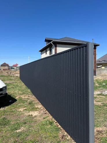 металлические сетка: Забор из профнастила - Материал: стальной профнастил с полимерным — 1