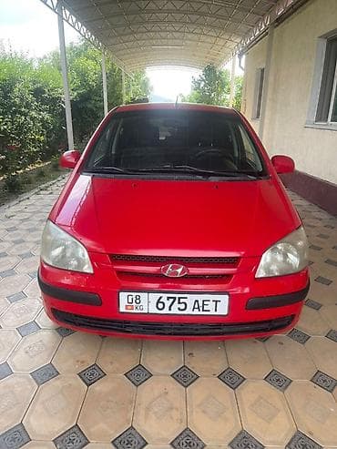 Унаа: Hyundai Getz: 2004 г., 1.4 л, Кол менен иштөөчү, Бензин, Хетчбек — 1