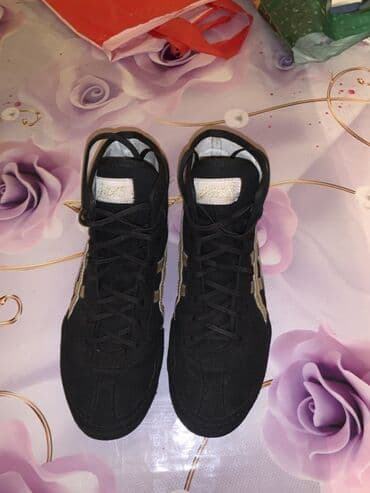 электро велосипед тулпар: Борцовки ASICS - Модель: высокие борцовки с шнуровкой - Цвет: черный — 3