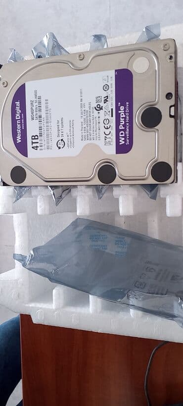 Оперативная память (RAM): Накопитель, Б/у, Western Digital (WD), HDD, 4 ТБ, Для ПК — 4