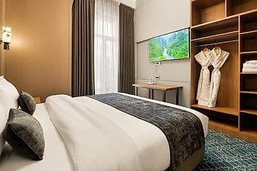 улица фрунзе: 1 комната, Люкс, элитка, ул. Чынгыз Айтматова, Душевая кабина, Постельное белье, Кондиционер — 3