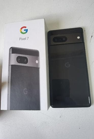 Google Pixel 7, Б/у, 128 ГБ, цвет - Черный, 2 SIM