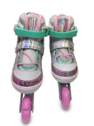 Спорт и отдых: Новые детские раздвижные роликовые коньки + защитный комплект - Тип — 5