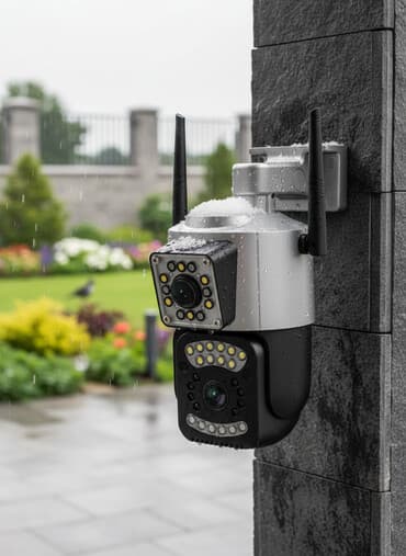 наружный камера: Уличная поворотная 4G Camera 3MP, с обратной голосовой связью — 1