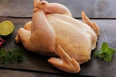 корейские куры: Целая тушка цыплёнка-бройлера, потрошённая, без пера и внутренностей — 1
