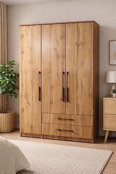 Шифоньер, шкаф для одежды, Новый, Прямой, ЛДСП