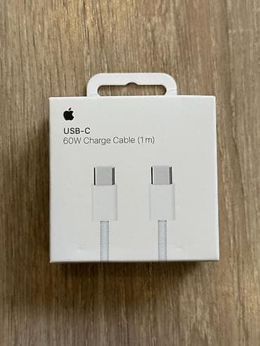 Кабель Apple USB‑C 60W Charge Cable (1 м) - Тип: USB‑C ↔ USB‑C -