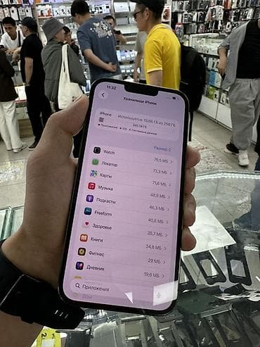 mi 12: IPhone 13 Pro Max, Б/у, 256 ГБ, Графит, Защитное стекло, Чехол, 96 % — 5