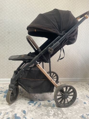 Коляска, цвет - Черный, Б/у at lalafo.kg Коляска, цвет - Черный, Б/у