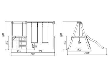 качели детские цена: Детская площадка Для улицы, Новый — 9