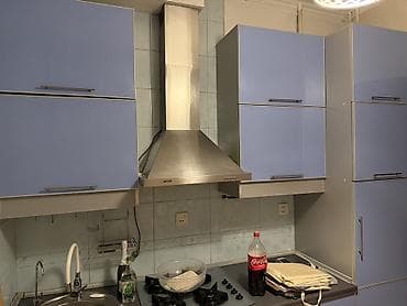 Кухонный гарнитур, Б/у, цвет - Голубой, Металл, Самовывоз