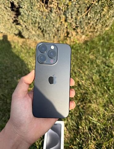 pixel 4: IPhone 15 Pro, Б/у, 256 ГБ, Black Titanium, Защитное стекло, Чехол, Кабель, 81 % — 3