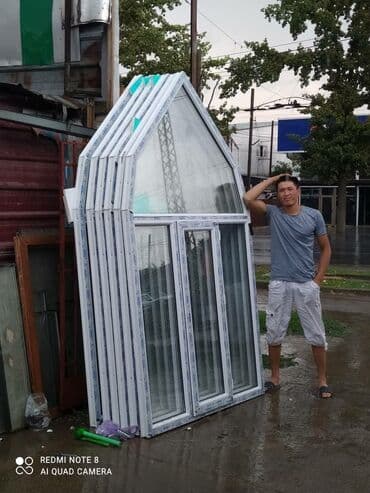 пластиковые витражи: Пластиковое окно на заказ, Тип окна: Витражные, Мансардные, Панорамные, Бесплатная установка, Без рассрочки — 6