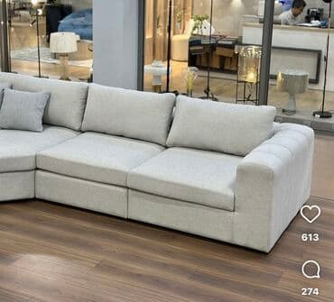 модульная мягкая мебель: Модульный диван, Б/у — 2