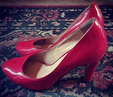 Мужская одежда: Туфли, 37, Б/у, цвет - Красный — 1