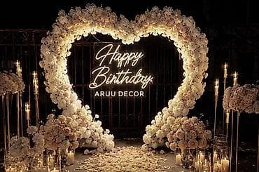 ARUU DECOR — премиальный выездной декор ✨ • Предложения руки и сердца at lalafo.kg ARUU DECOR — премиальный выездной декор ✨ • Предложения руки и сердца