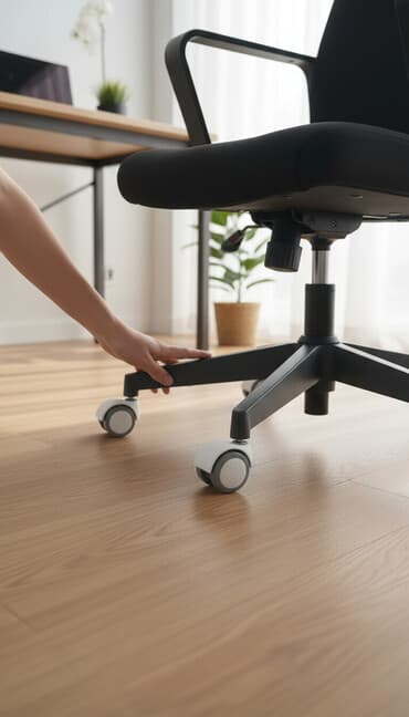 колесики для перемещения мебели: Комплект роликов для офисного/компьютерного кресла — 5 шт — 1