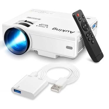 домашний кинотиатр: Мини проектор домашний Новый, заказали с амазон за 130$ В подарок — 1