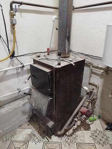 жидкий металл: Твердотопливный котёл Для дома, Тип управления: Механический — 1