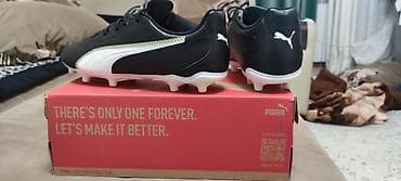 Спорт жана хобби: Футбольные бутсы PUMA KING - Серия: KING - Цвет: черный с белым — 4