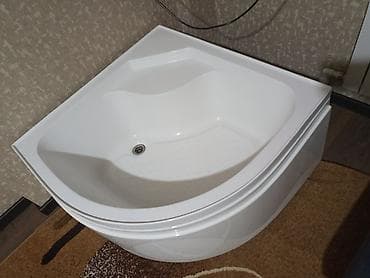 бассейн пластиковый: Угловая акриловая ванна/сидячая купель - Компактная угловая модель — 4