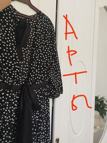 длинное вечернее платье с рукавами: Кече көйнөгү, Классикалык, Узун модель, Шифон, Жеңдери менен, XL — 1