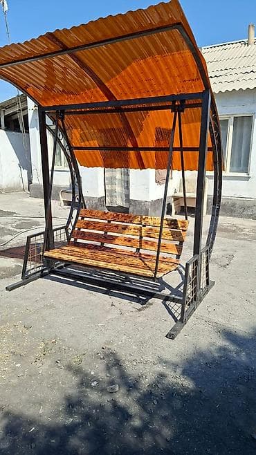 Үй жана бакча: Бакча селкинчеги Металл, Жөлөнгүчү менен, Чатыры менен — 1