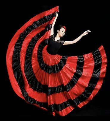 Жеке буюмдар: Юбка, Юбканын модели: Барпайган, Макси, Атлас, Бели өйдө, Пайеткалары менен — 5