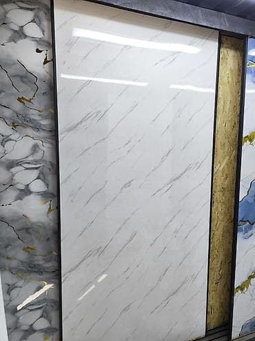 Декор «Гибкий мрамор» — крупноформатные панели для стен и потолков. -