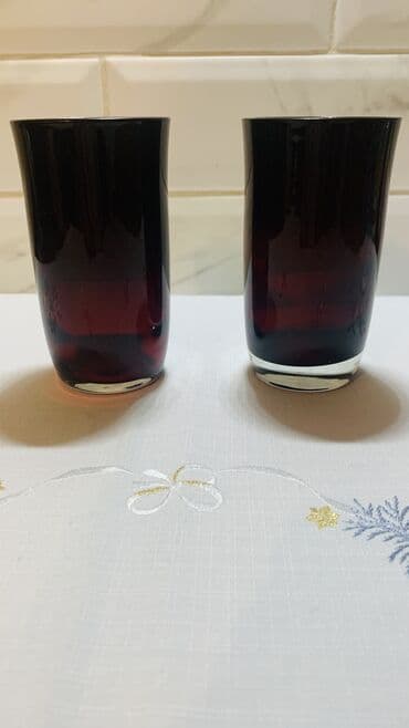 Кухонные принадлежности: ❄️❄️Набор для напитков цитриновое стекло 10 стаканов кувшин — 9