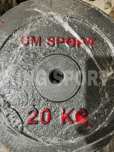 гантели для начинающих девушек: Диск для штанги GM Sport весом 15 кг, предназначенный для силовых — 3