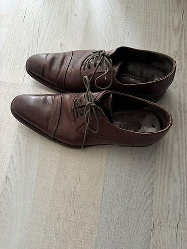 Личные вещи: Мужские туфли, 41, Massimo Dutti, Б/у, цвет - Коричневый, Самовывоз — 1