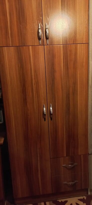 офисная мебель на заказ бишкек: Срочно продаю ученический стол со 2х дверным шкафом для одежды — 6