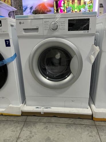 калонка для машин: Кир жуучу машина LG, Жаңы, Автоматтык, 10 кг жана андан көп, Толук өлчөм — 6